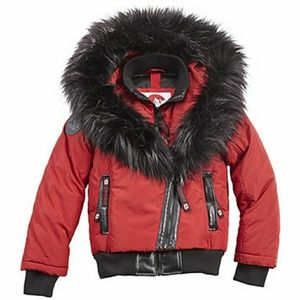Canada Weather Gear Fur Trim Bomber Jacket